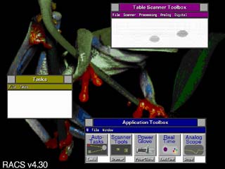 [RACS 4.30 GUI with fewer windows open]